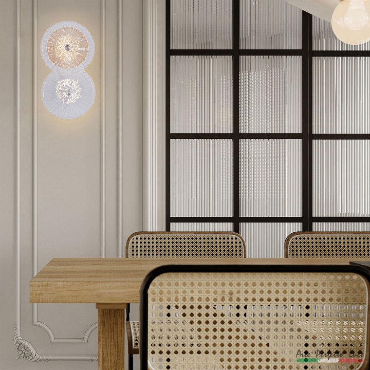 Накладной светильник arte milano am-1252b 2.1252b.d150.h280.led ni