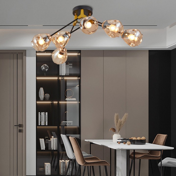 Потолочная люстра arte milano amalfi 252588/6 br