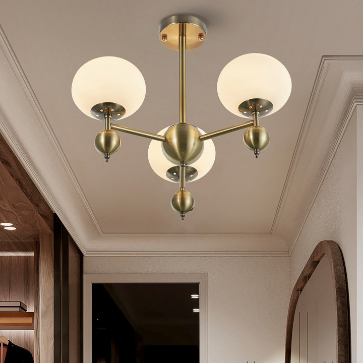 Люстра на штанге arte milano neapolis-70307 270307/3 gd