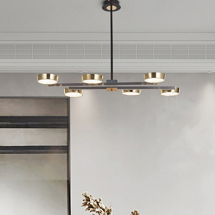 Люстра на штанге arte milano ferrara-71279 271279/6l ni/gd