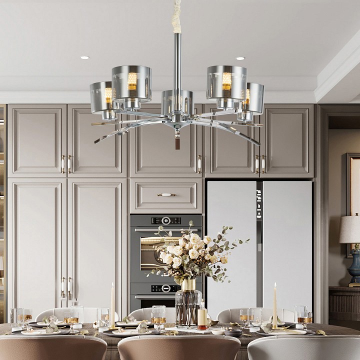 Подвесная люстра arte milano neapolis-78207 278207/5 ni