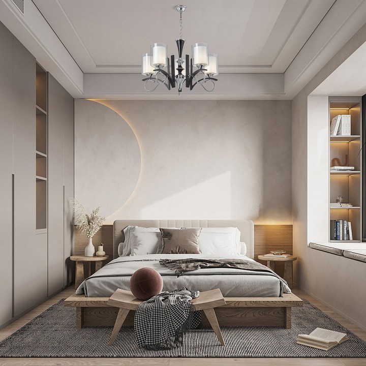 Подвесная люстра arte milano florentia-9167 309167/5 bk/ni