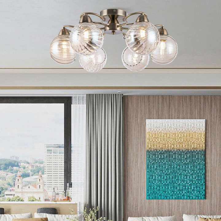 Потолочная люстра arte milano amalfi-329207 329207/6 ab