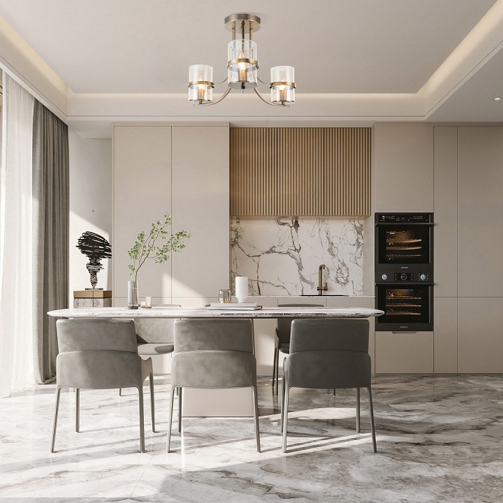 Люстра на штанге arte milano napoli-5124 335124/3 ab