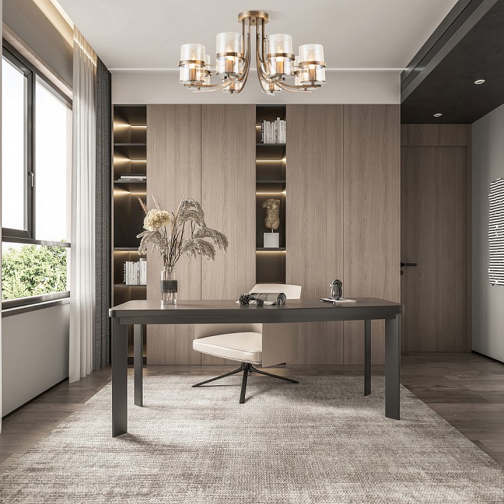 Люстра на штанге arte milano napoli-5124 335124/8 ab