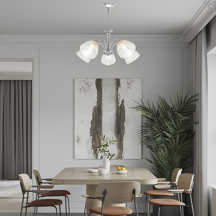 Подвесная люстра arte milano amalfi-7946 335156/5 cr