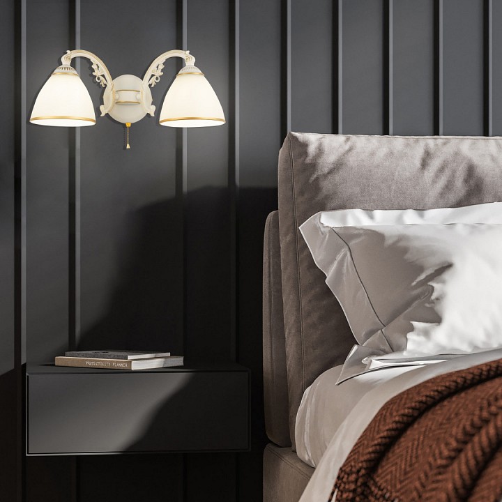 Бра arte milano am341837 341837/2w wt+g