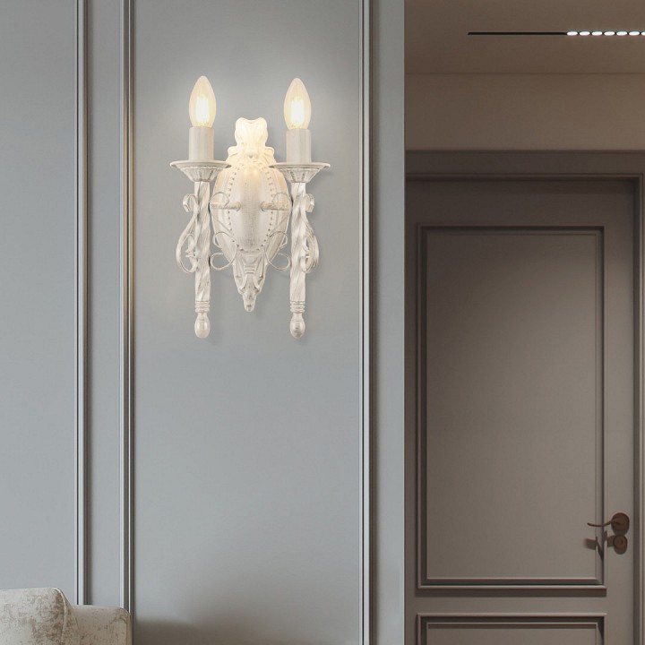 Бра arte milano am342620 342620/2w wt+sl