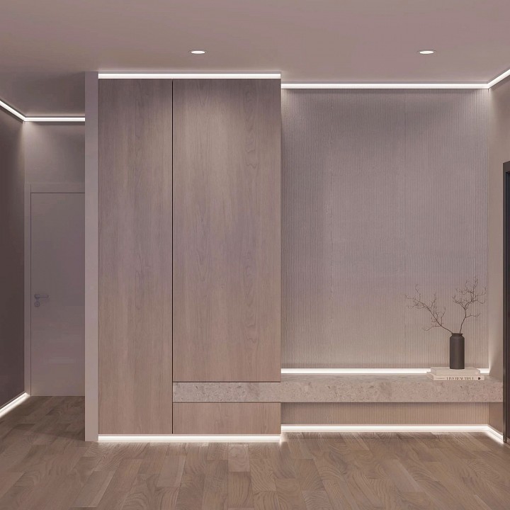 Профиль для плинтусов arlight arh-plintus 045445