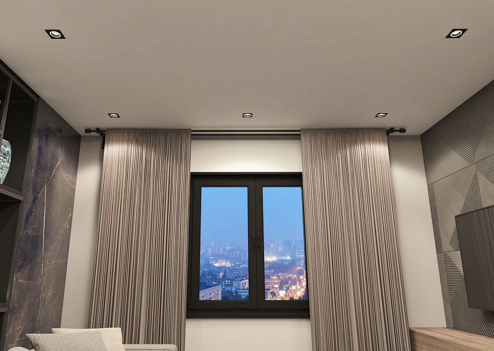 Встраиваемый светильник denkirs dk2060 dk2061-bk