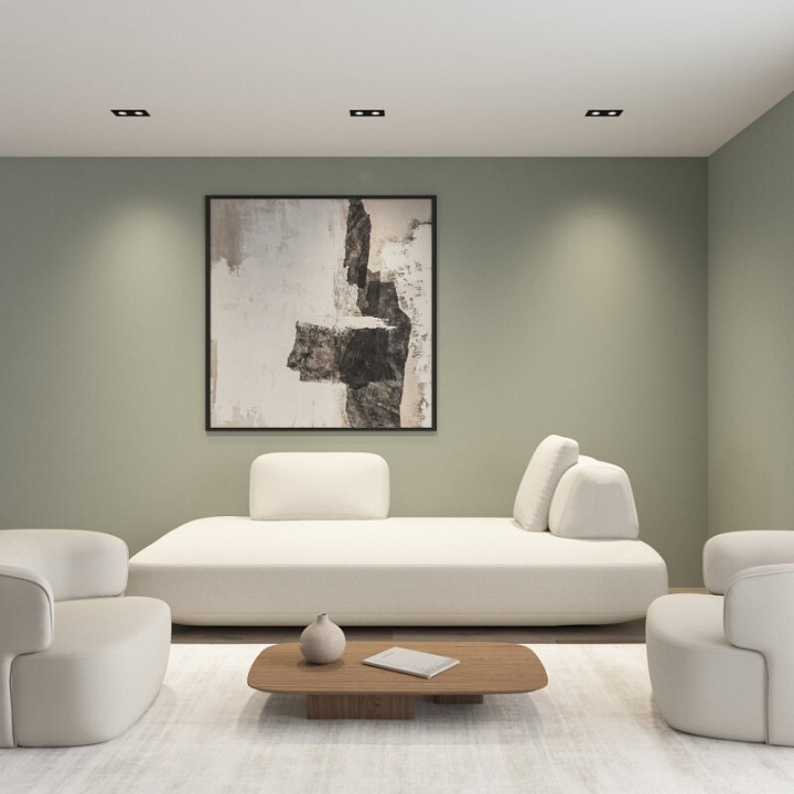 Встраиваемый светильник denkirs hydro dk2112-bk