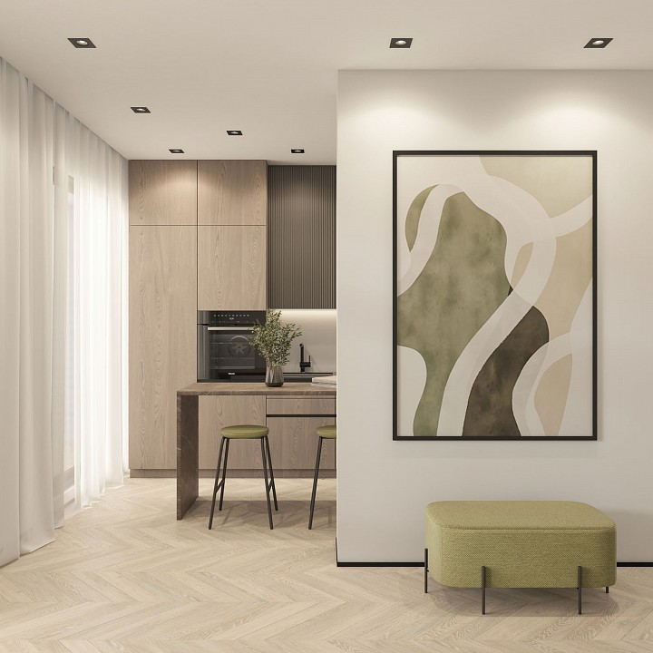 Встраиваемый светильник denkirs roto dk2121-bk