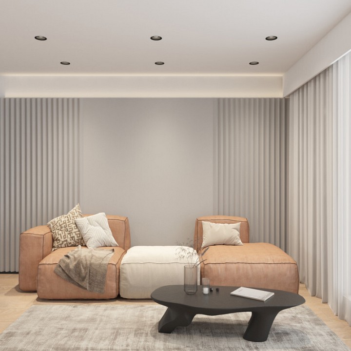 Встраиваемый светильник denkirs iner dk2150-bk