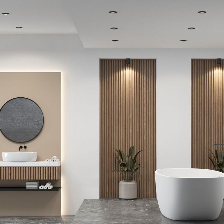 Встраиваемый светильник denkirs dk3016 dk3016-bk