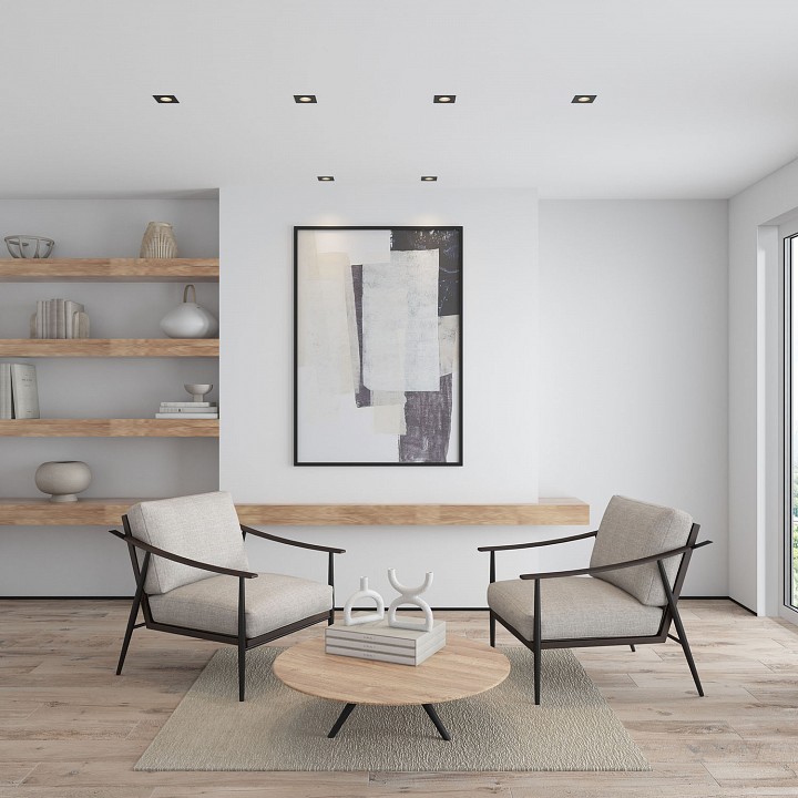 Встраиваемый светильник denkirs dk3021 dk3071-bk