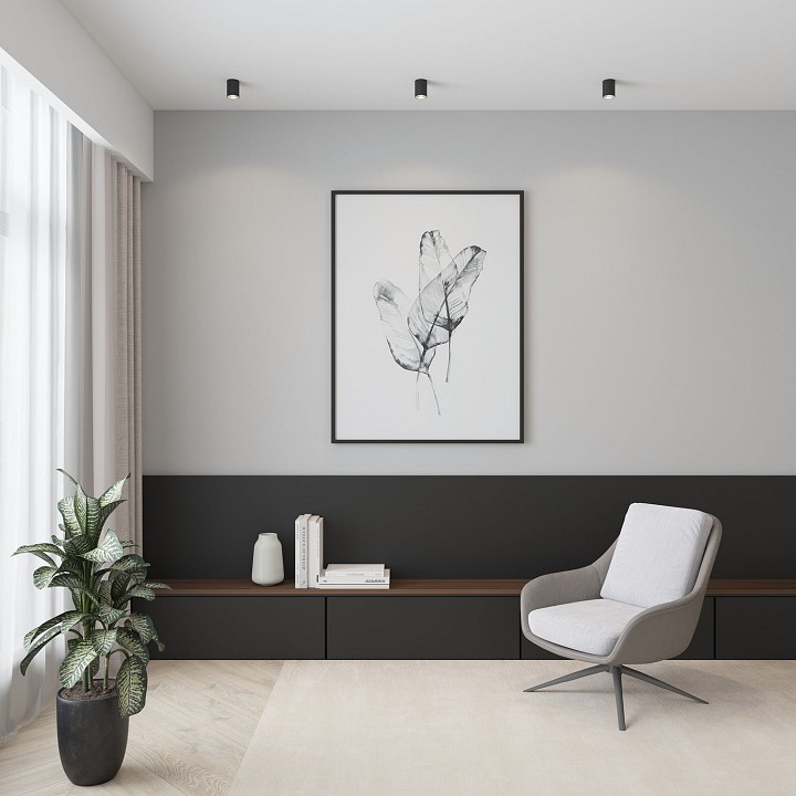 Накладной светильник denkirs dk3110 dk3110-bk