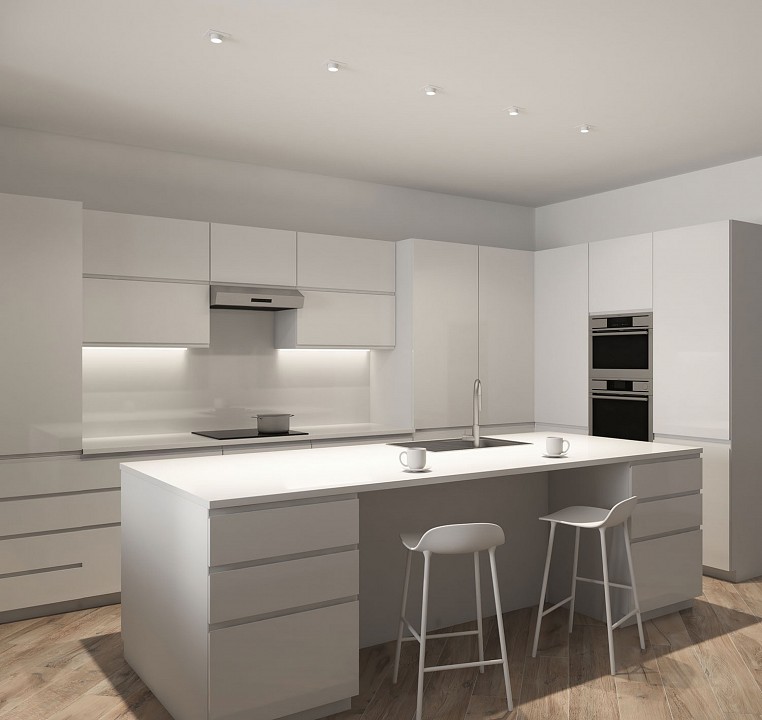 Встраиваемый светильник denkirs rond dk3121-wh