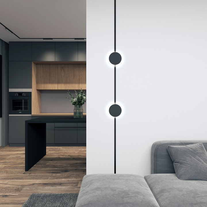 Накладной светильник denkirs air reflex dk5320-bk