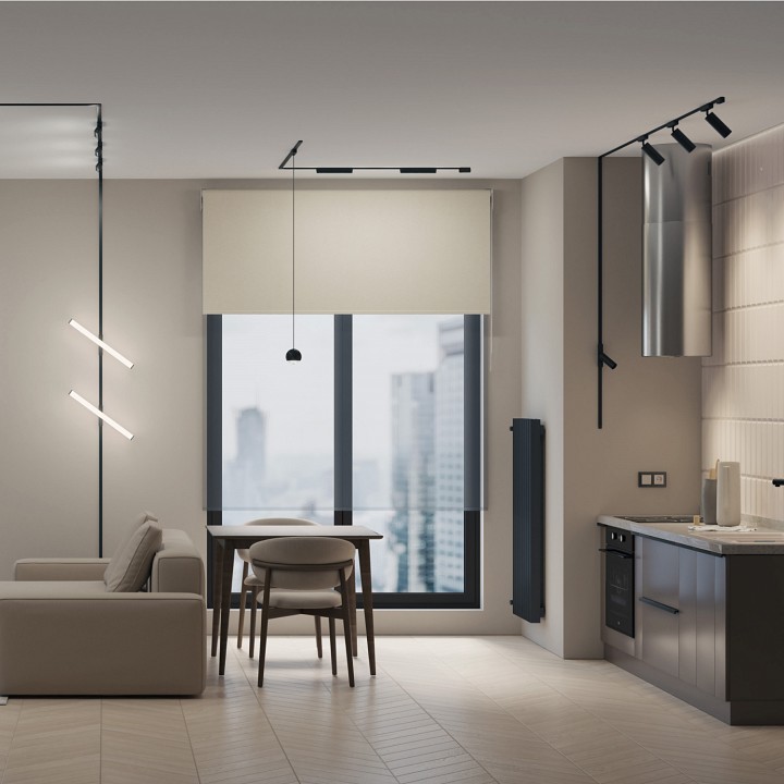 Светильник на штанге denkirs air spot dk5340-bk