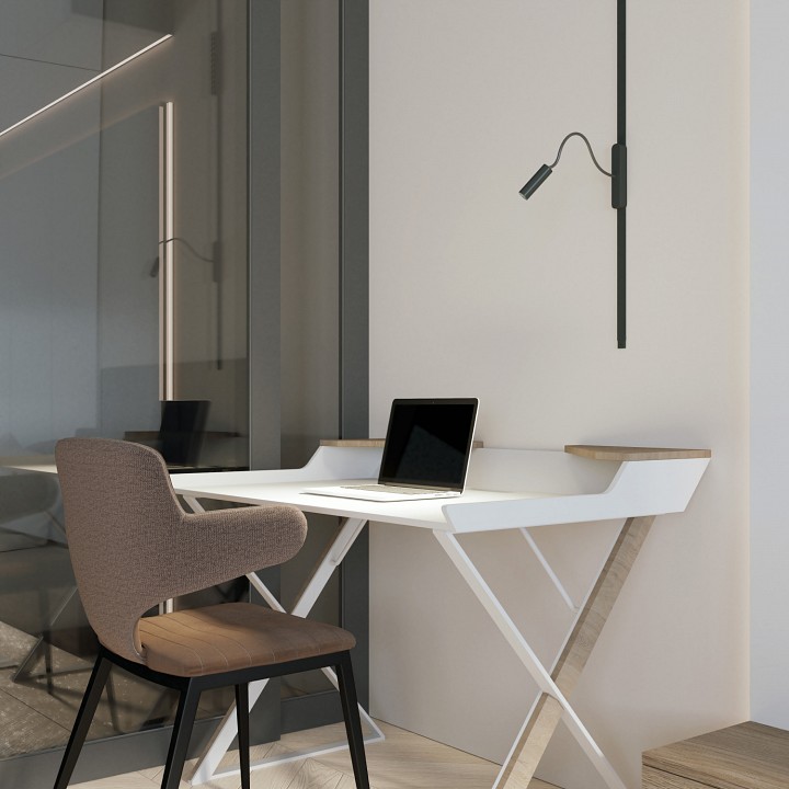 Светильник на штанге denkirs air spot dk5343-bk