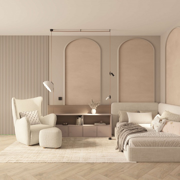 Светильник на штанге denkirs belty spot dk5546-bw+bk