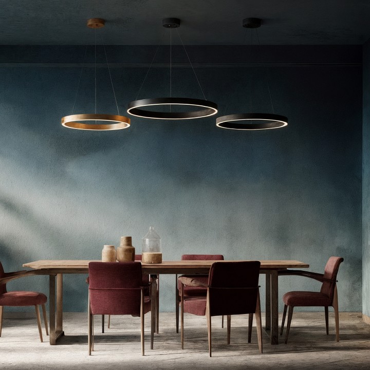 Подвесной светильник denkirs raydia dk6272-bk