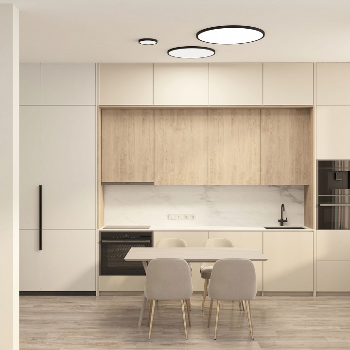 Накладной светильник denkirs thin dk6522-bk