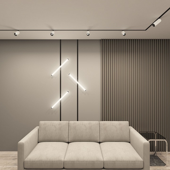 Светильник на штанге denkirs smart spot dk8041-bw+bk