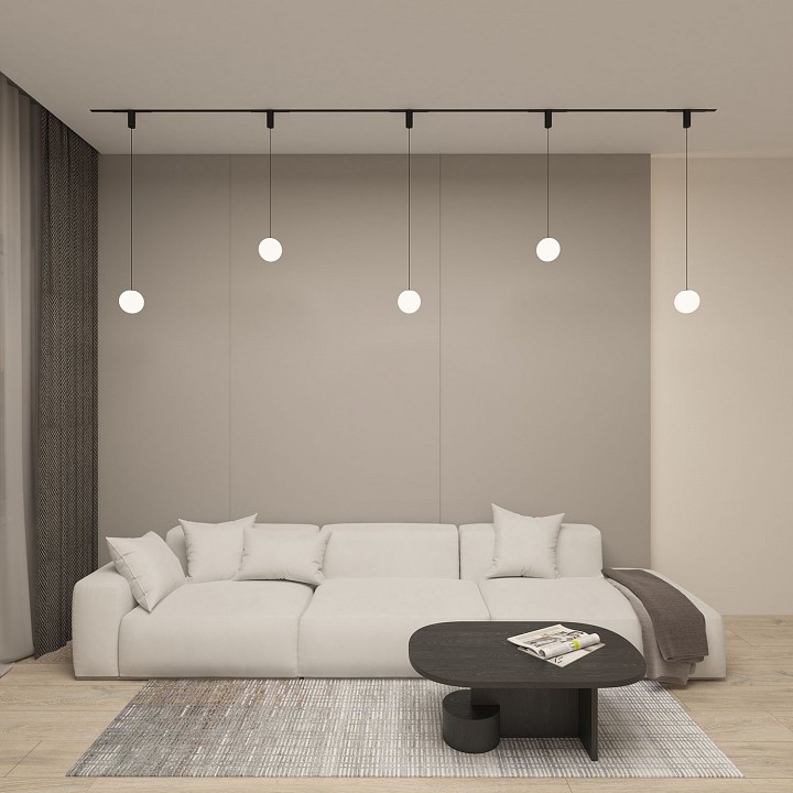 Подвесной светильник denkirs smart мун dk8052-bk