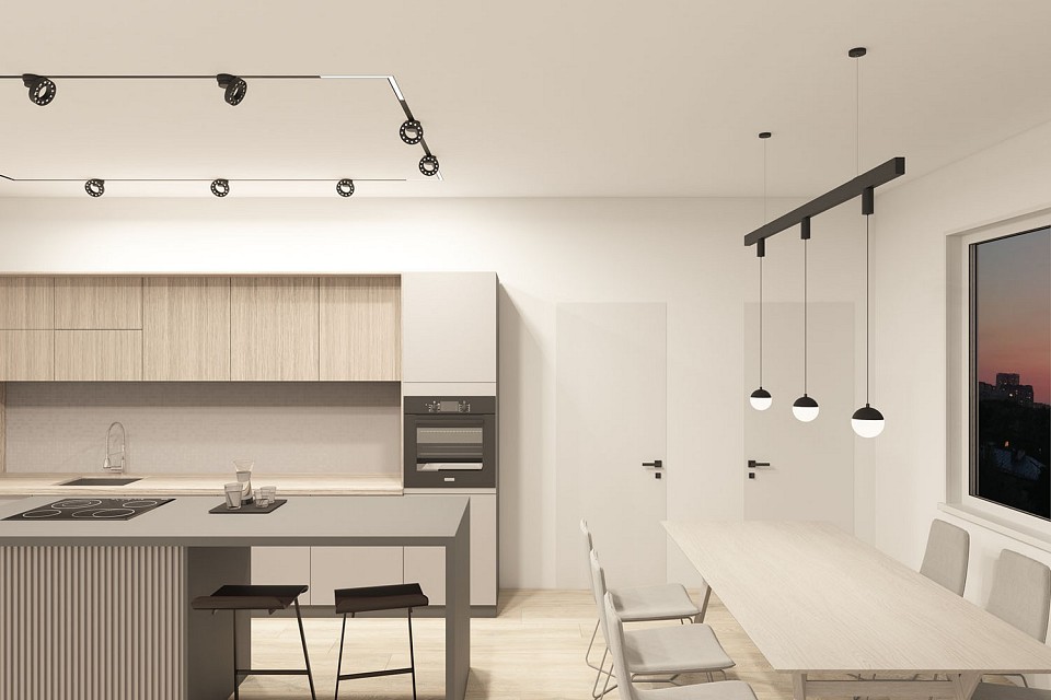 Подвесной светильник denkirs smart мун dk8056-bk