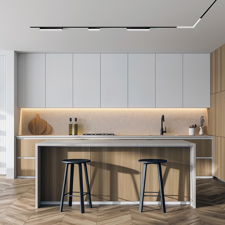 Трек встраиваемый denkirs smart slott tr2014-bk