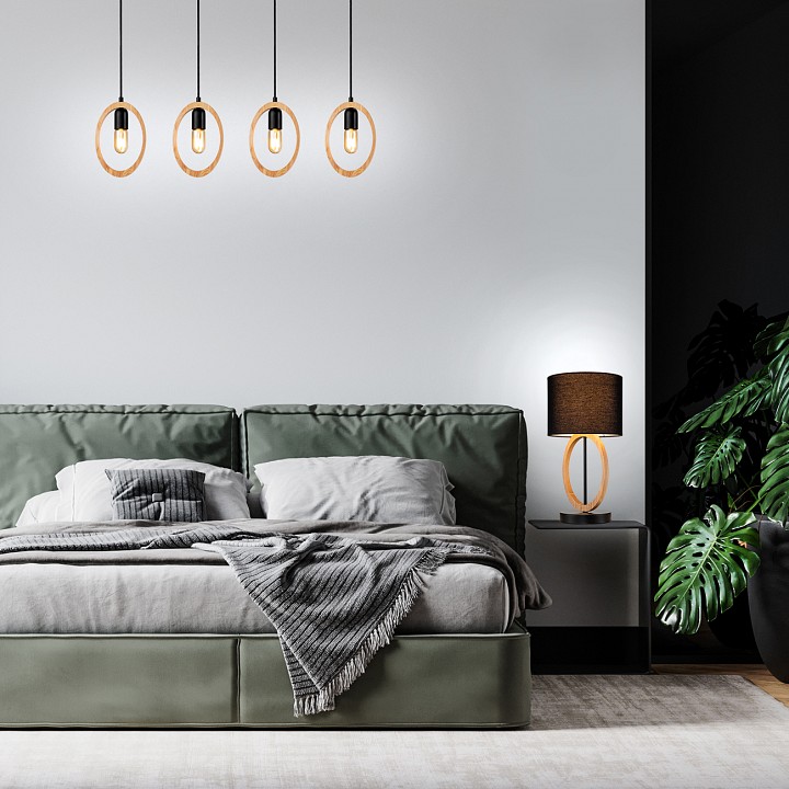 Настольная лампа декоративная escada rustic 10196/l