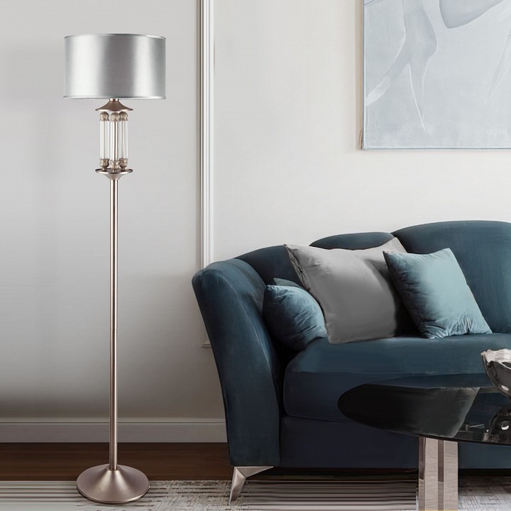 Торшер eurosvet adagio 01046/1 сатин-никель