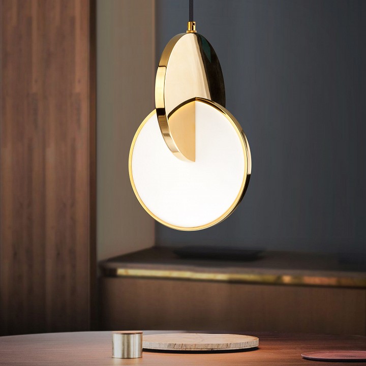 Подвесной светильник eurosvet lang 50225/1 led золото