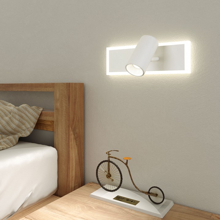 Бра eurosvet binar 20127/1 led белый