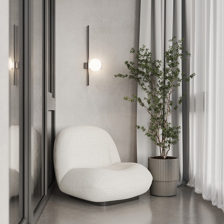 Накладной светильник eurosvet frost 503052 хром