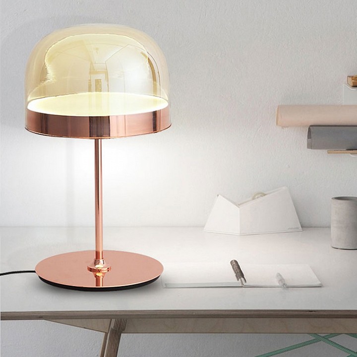 Настольная лампа декоративная imperiumloft noten tab h415 rose gold noten-tab01