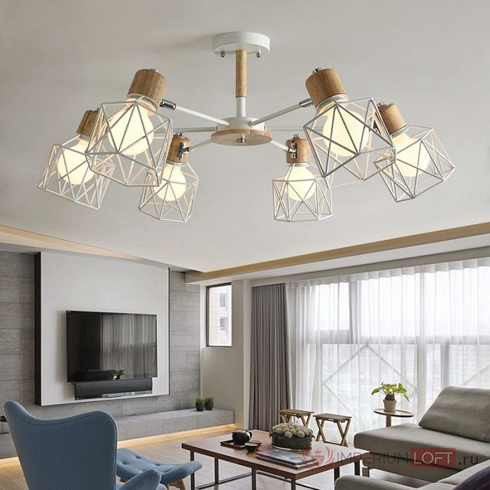 Люстра на штанге imperiumloft corf white corf-b01