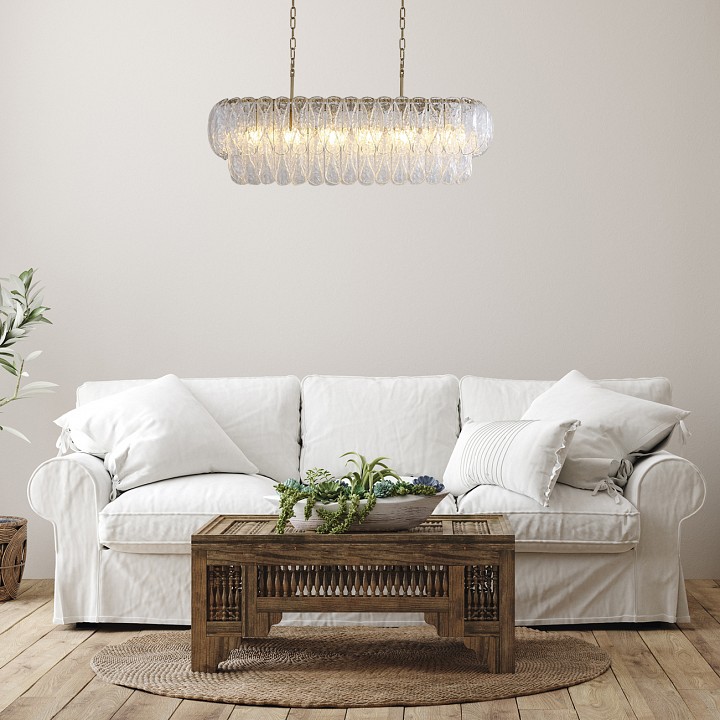 Подвесная люстра indigo dalia 12034/6pl brass