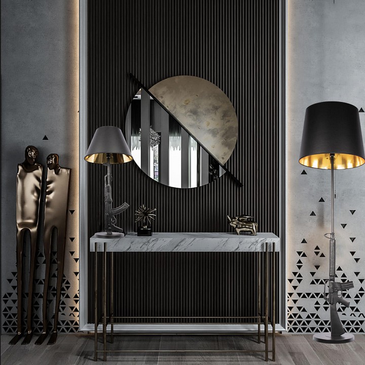 Торшер loft it arsenal 10136/f dark grey