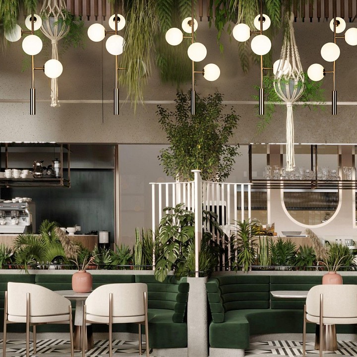 Люстра на штанге loft it tely 10236/4