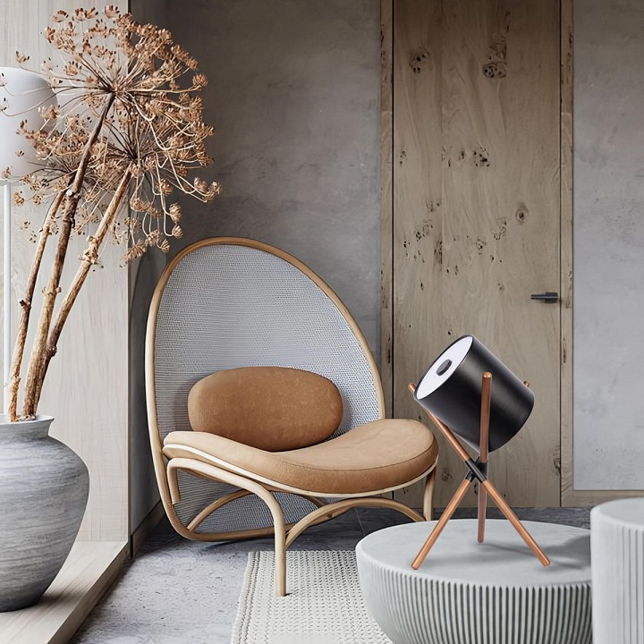 Настольная лампа декоративная loft it bobbin 10245t black