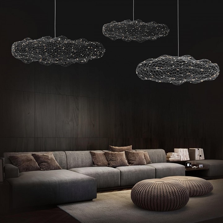 Подвесная люстра loft it cloud 10247/1500 silver