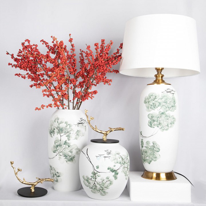 Ваза настольная loft it serene 10285v/s