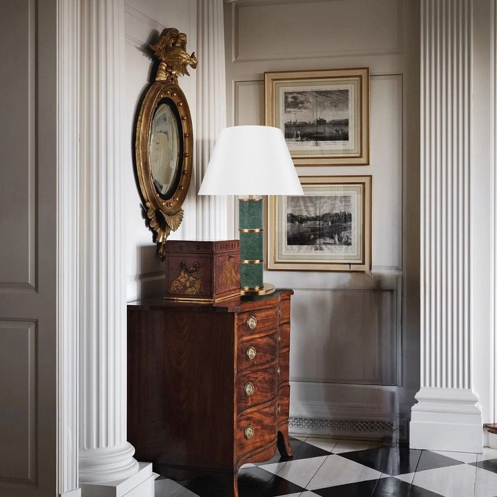 Настольная лампа декоративная loft it malachite 10447t