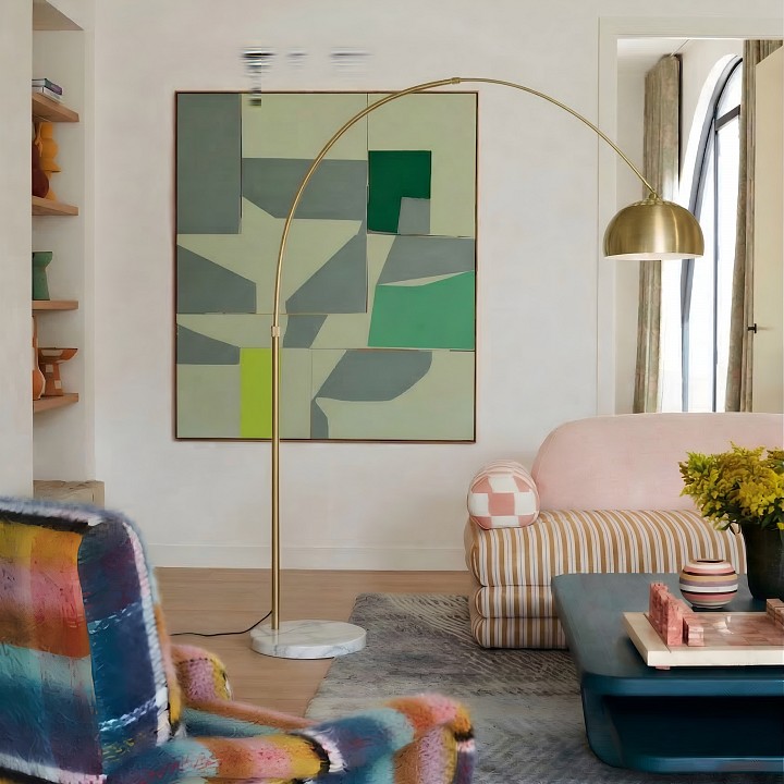 Торшер loft it arco 5002 gold