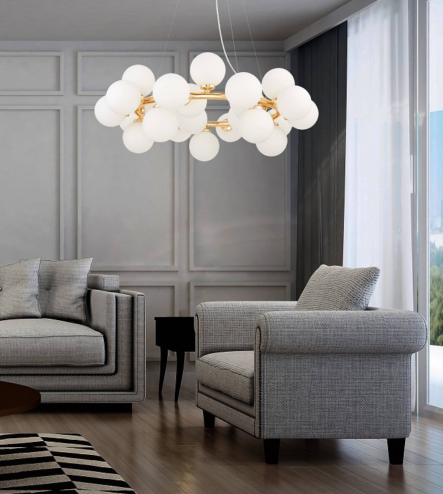 Подвесная люстра lumina deco marsiada ldp 6033-25 fgd