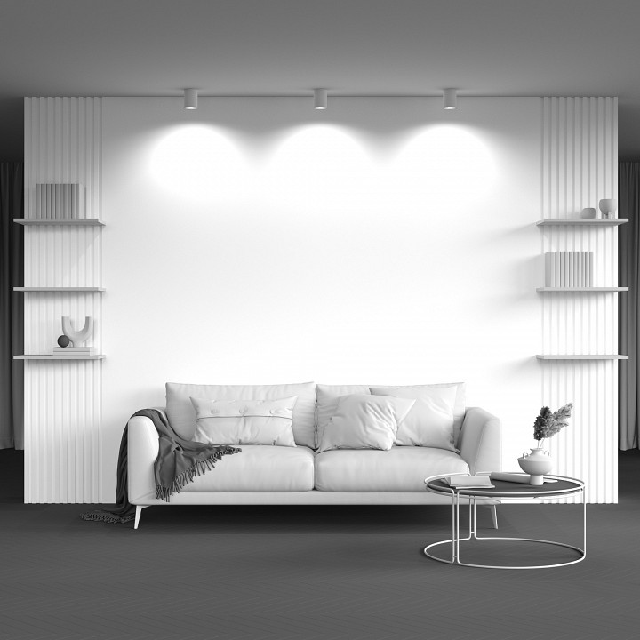 Накладной светильник maytoni slim c012cl-01w