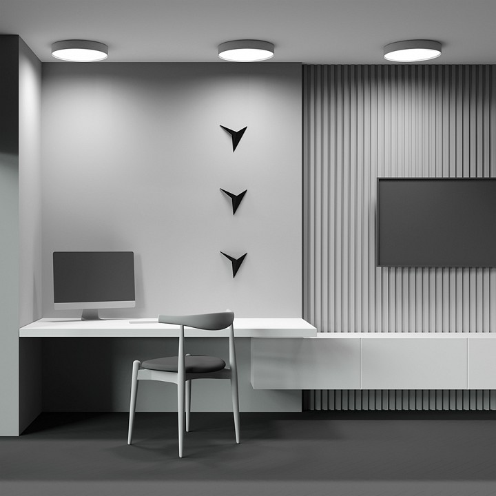 Накладной светильник maytoni technical zon c032cl-45w3k-rd-mg