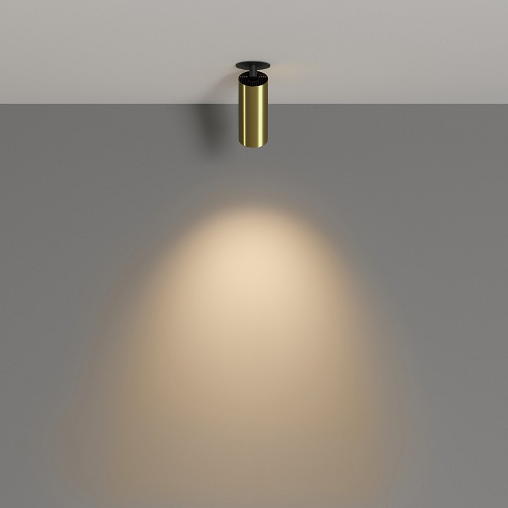Спот maytoni focus led c053cl-l12w3k-w-bs